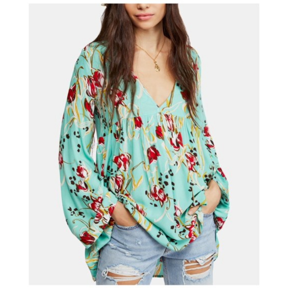 Free People Bell Sleeve Tunic/Top/Dress